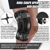 Professional Knee Brace for Knee Pain, Adjustable Hinged Knee Support with Remov