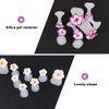 HEALLILY 2 Set Toe Separator Nail Polish Toe Spacers Silicone Flower Shape Individual Fingers Nail Stretchers Polish Guards Pedicure Tool
