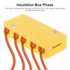Keenso E Connection Box, Electrical Motor Controller Wire Connection Box 5 Pole Wire Connector Box for E