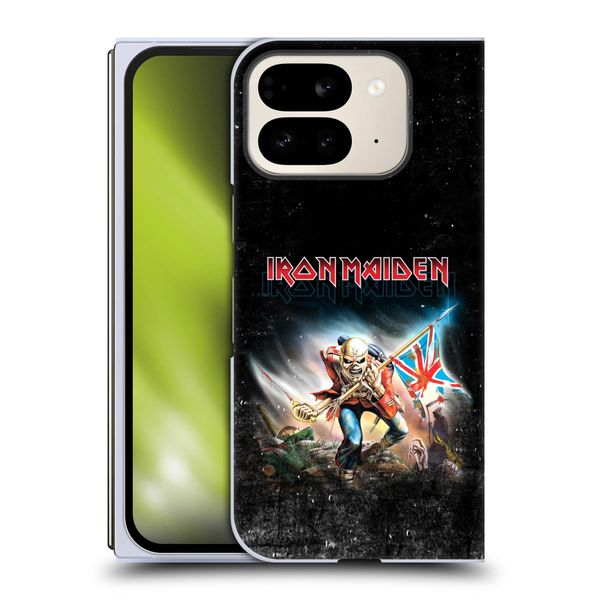 Head Case Designs Officially Licensed Iron Maiden Trooper 2016 Art Hard Back Case Compatible With Google Pixel 9 Pro Fold