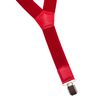 Olata Junior/Children’s Simple Fully Adjustable Elasticated Clip on Y-Shape Braces/Suspenders - 3cm (5-12 Years). Red