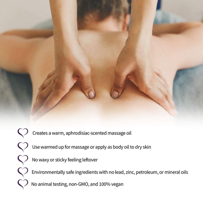 Massage Oil Candle - Plant-Based Moisturizing Massage Candle