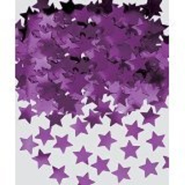 purple star table confetti x 5 packets