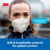 3M Filtering Barrier Face Covering, Soft, Breathable Materials, Convenient & Disposable, One Size, 5-pack