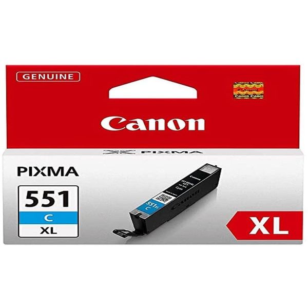 Canon CLI-551C XL Cyan High Yield Inkjet Cartridge 6444B001