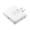 Sanwa Supply TAP-B104UC Tap with USB Charging Function, Equipped with Type-C (2P / 2 Outlets)