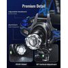 LED Headlamp Rechargeable Headlight Zoomable Head Torch Lamp Flashlight