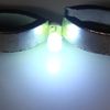 sourcingmap 5pcs 12V White T4.2 Car Wedge LED Dash Gauge Instrument Panel Light