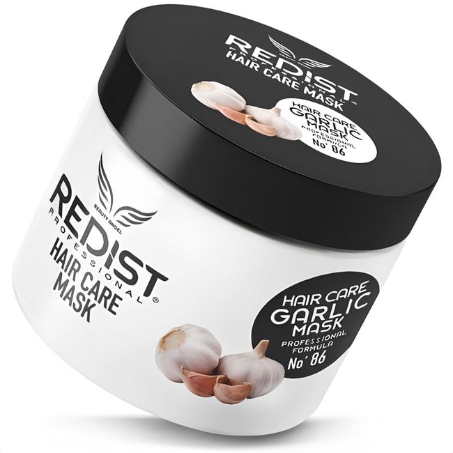 Redist Garlic Hair Mask 500ml | Intensive Care that Strengthens and Moisturizes Broken, Dry and Damaged Hair | Women's Hair Care