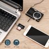 SD Card Reader, USB OTG Adapter 2.0 Micro Portable Memory Card Reader for SD, Micro SD, SDXC, SDHC, Micro SDHC, Micro SDXC
