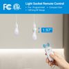 DEWENWILS Wireless Remote Control Lamp Bulb Socket with Switch for Light Fixture