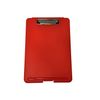 A4 Clipboard Box File Durable Waterproof Document Filing Storage Case Office (Red)