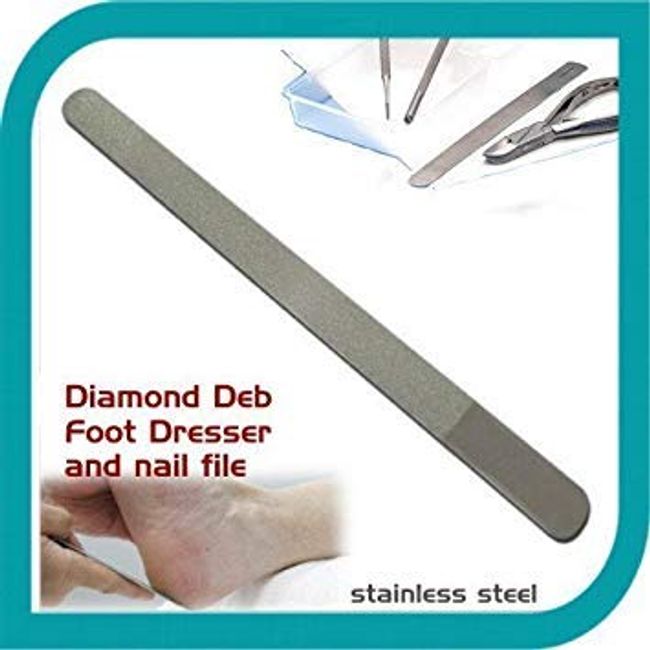 Sanguine Diamond Deb Foot Dresser and Diamond Deb Nail File - Steel, Top Quality Product