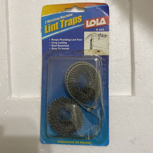 Lola Stainless Steel Lint Trap 2 Pieces