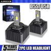 D5S LED Headlight Bulbs High/Low Beam 6000K Bright 30000lm HID Replace