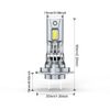 2pcs Cool Ultra 6000k White 60W H7 LED Bulb High Low Beam Headlight Replacement