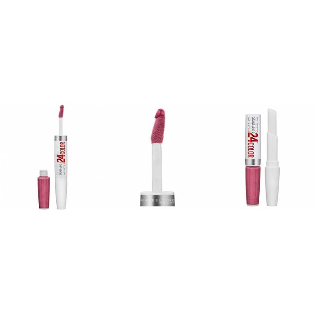 Maybelline SuperStay 24 2-Step Liquid Lipstick Makeup, Blush On, 1 On