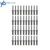 41Pcs Plastic Poly Rivet Gun Quick Set Riveting Hand Tool W/ 40 Poly Rivets