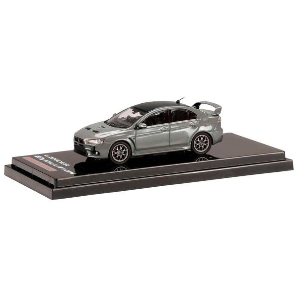 1/64 Mitsubishi Lancer Evolution 10 Final Edition Titanium Gray Metallic/Carbon Roof