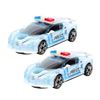 DIOXSTAR 1:36 Alloy Police Pull-Back Toy Car