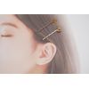 Rabbit set hair pin gold