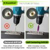 Hinge Drill Bit Self Centring, 6PCS Hinge Screw Centre Drill Bits 5/64" 7/64" 9/64" Self Centering Drill Bit Set 1/4" Hex Shank vix bits for Hinges Hardware Pilot Hole Drill Bit