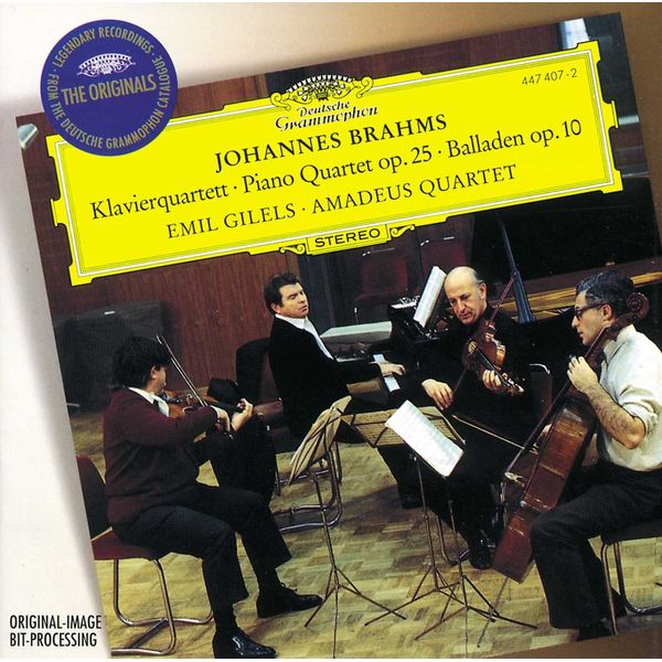 Brahms: Quartet No.1, Op.25 (DG The Originals)