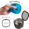 Upgraded Denture Bath Box Leak-Proof Retainer & Mouth Guard Cleaning Case
