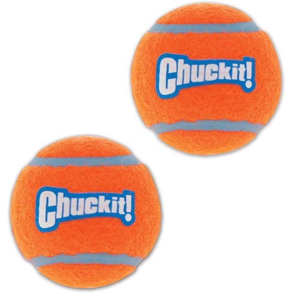 Chuckit! 6 Pack of Tennis Balls, Small, Launcher Compatible Dog Toys