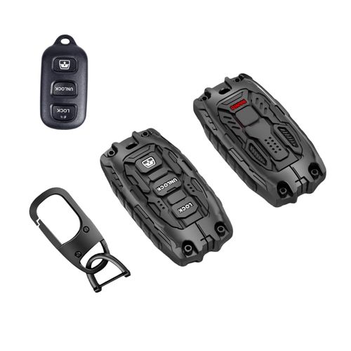 Key Fob Cover for Toyota,Accessories, Key Fob Case, Keychain Compatible with Toyota1999 2000 2001 2002 2003 2004 2005 2006 2007 2008 2009 4runner 2001 2002 2003 2004 2005 2006 2007 2008 Sequoia