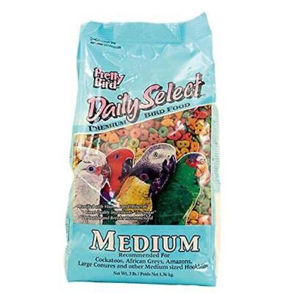 Pretty Bird International Bpb73117 3-Pound Daily Select Premium Bird Food,