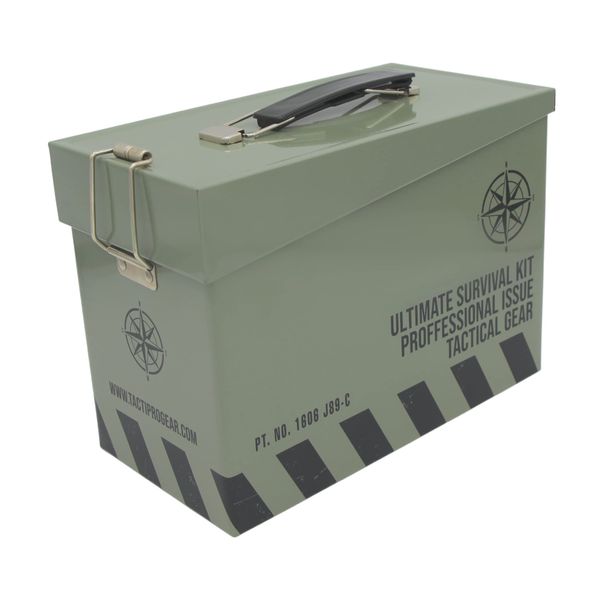 Zinn Aufbewahrungsbox, Brotdose & Schlafzimmerzubehör. Coole Survival-Lunchbox im Militärstil, Snack- und Aufbewahrungsbox. Tolle Neuheitsgeschenke für Männer, Frauen und Kinder jeden Alters