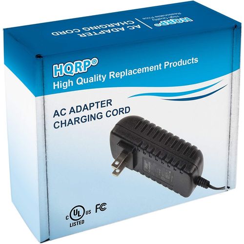 HQRP AC Adapter Charger for Kitchen Aid 7 Speed Blender KHMB732 KHMB732BM KHBBV53 KHBBV53DG KHBBV53BM KHBBV53VB KHBBV53ER KHBBV53OB KHBBV53PA KHBBV83 KHBBV83BM Power Supply Cord, UL Listed