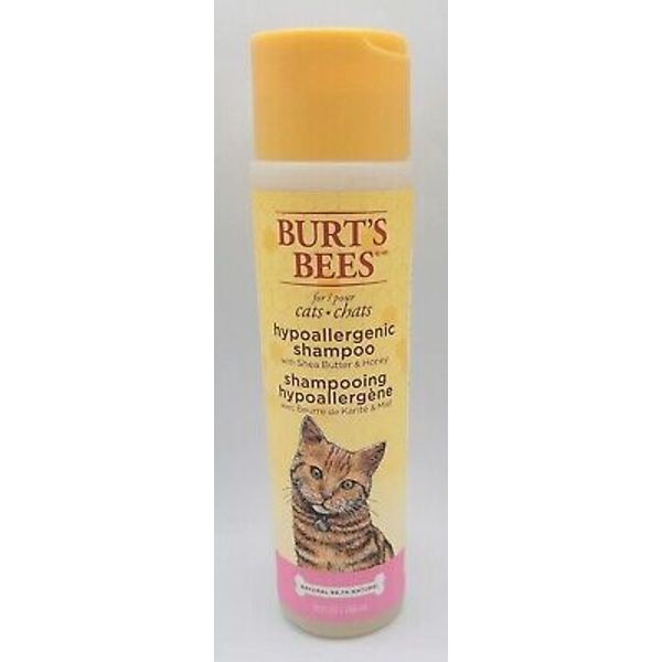 Burt's Bees for Cats Hypoallergenic Cat Shampoo with Shea Butter & Honey.