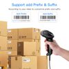Eyoyo Handheld USB Barcode Scanner QR PDF417 Data Matrix 1D Barcode Scanner Wired Barcode Reader for Mobile Payment Convenience Store Supermarket Warehouse with USB Cable