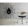 Spider Web Wall Vinyl Decal Cobweb Sticker Scary Home Decor (12spw)