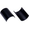 Reverse Bicycle Handlebar Reducer Adaptor 35 mm - 31.8 mm Black