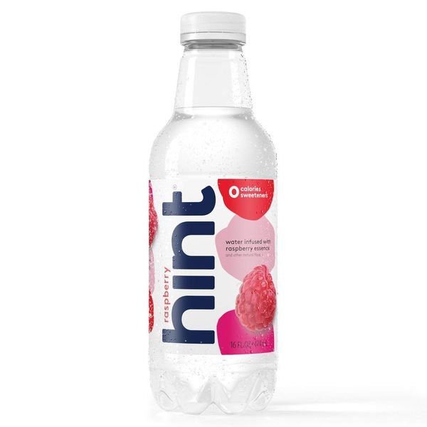 Hint Water Raspberry (Pack of 12), 16 Ounce Bottles, Pure Water Infused with Raspberry, Zero Sugar, Zero Calories, Zero Sweeteners, Zero Preservatives, Zero Artificial Flavors