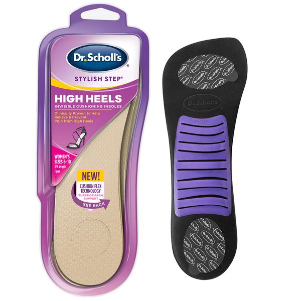 Dr. Scholl's Soft Cushioning Insoles for High Heels, New Packaging