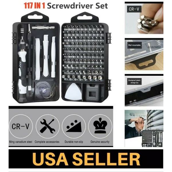 115 in 1 Magnetic Precision Screwdriver Set Computer WATCH Phone Repair Tool Kit