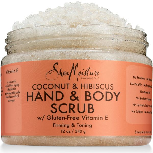 SheaMoisture Coconut & Hibiscus Hand/Body Scrub, 12 Ounce by Shea Moisture