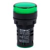 Baomain AC 220V Electrical Circuit LED Indicator Pilot Lamp, AD16 Green Light 5 Pack