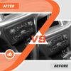 4pcs Console Air Control Vent Panel Cover Gear Shift Knob Trim for Charger 2015+