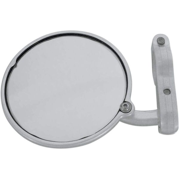 Crg HS-201-L Hindsight Left Side Bar End Mirror - Silver