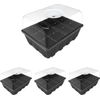 Gardzen 3 Pack Seed Starter Tray Germination Kit, Seed Starter Kit with Adjustab