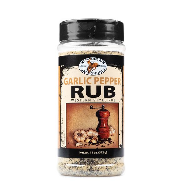 Hi Mountain Seasoning - GARLIC PEPPER GRILL RUB