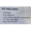 DIYVA HOME REPAIR TOOL KIT INSTRUCTIONS Bag Blue
