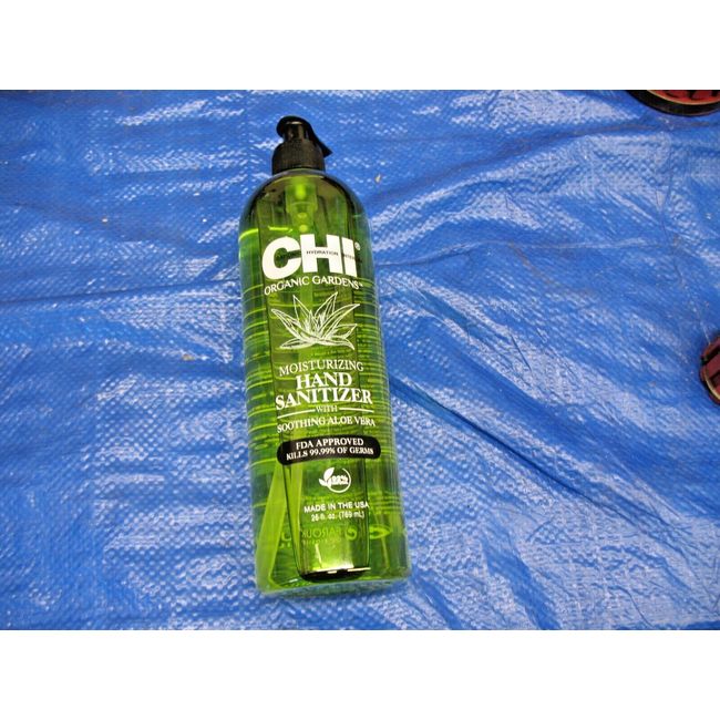 CHI NATURAL GARDENS MOISTURIZING HAND SANITIZER WITH ALOE 26 oz