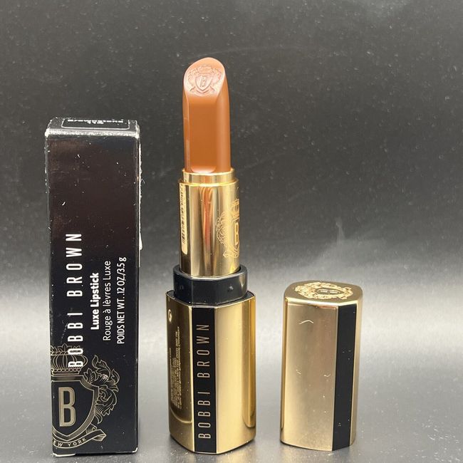 Brownstone 114 ( Rich Cocoa) Bobbi Brown Luxe Lipstick 3.5g BNIB retail $48