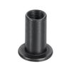 sourcing map M6x15mm Hex Socket Head Insert Nut Screw Post Sleeve Nut Black Oxide 10pcs